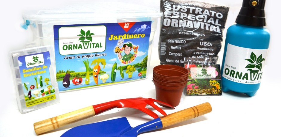 Kit de productos para huerto